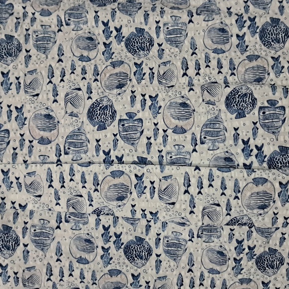 Bugatchi Jackson Fish Print Short Sleeve Shirt - Picture 10 of 12